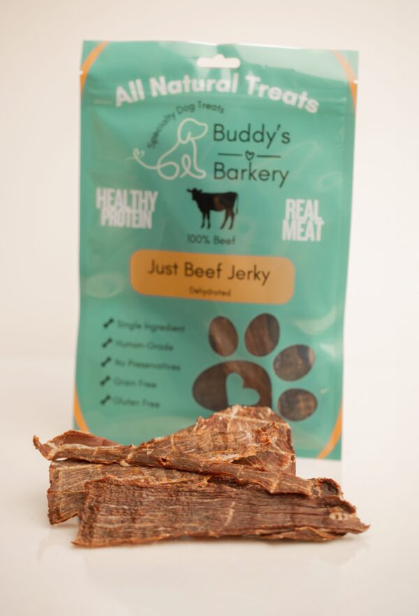 Beef jerky bag pile