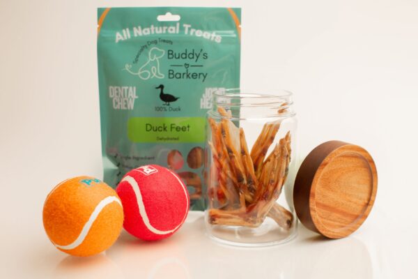 Duck Feet props and jar